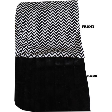 MIRAGE PET PRODUCTS Luxurious Plush Big Baby BlanketBlack Chevron 500-131 BkChBB